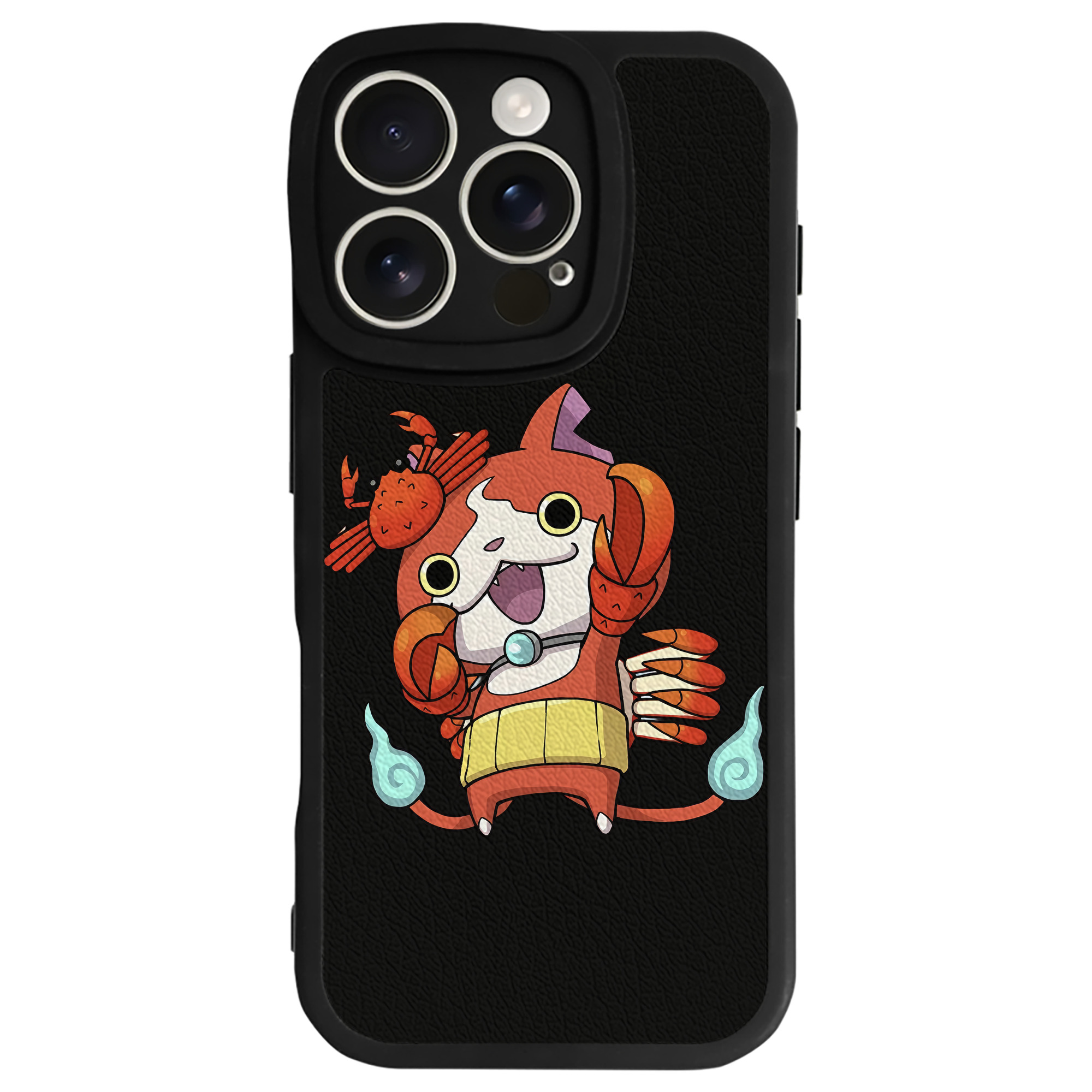 （画像用） 妖怪ウォッチ Yo-kai Watch 【iPhone 16シリーズ対応】シリコンスマホケース（レザー調） 材質：シリコン